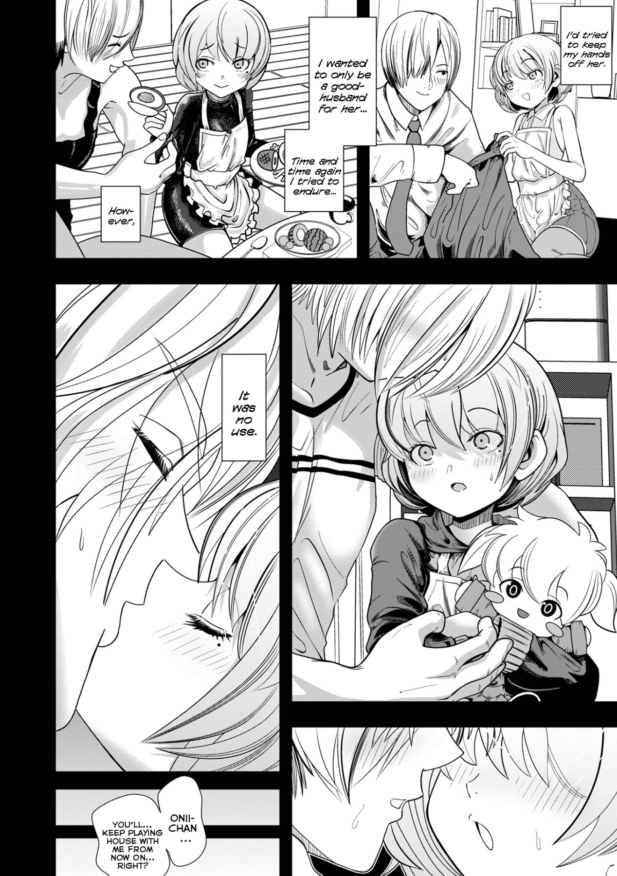 Hentai Manga Comic-Playing Make-Believe Family-Read-2